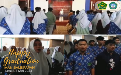 MAN Balikpapan Gelar Pengumuman Kelulusan 131 Siswa Kelas XII di Tahun 2023
